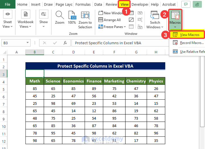 How To Lock A Column In Excel Vba at Ophelia Williams blog