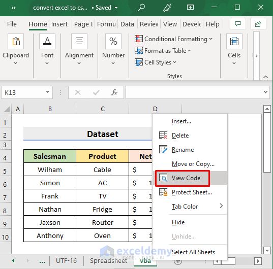 How to Convert Excel File to CSV Format (5 Easy Ways) ExcelDemy