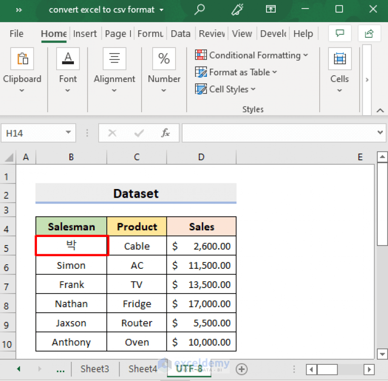 How to Convert Excel File to CSV Format (5 Easy Ways) ExcelDemy