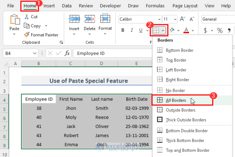 How to Copy from Word to Excel into Multiple Cells (3 Ways) ExcelDemy