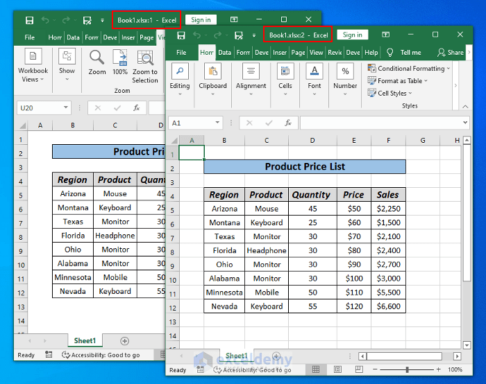 Excel Files are Not Opening in Separate Windows 4 Solutions