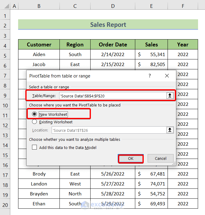 How to Connect Slicer for Multiple Pivot Tables in Excel 3 Methods ExcelDemy