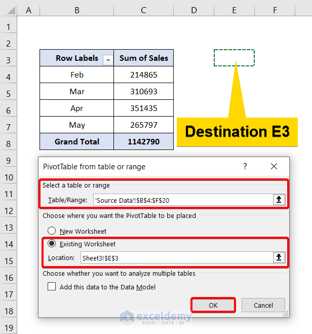 How to Connect Slicer for Multiple Pivot Tables in Excel 3 Methods