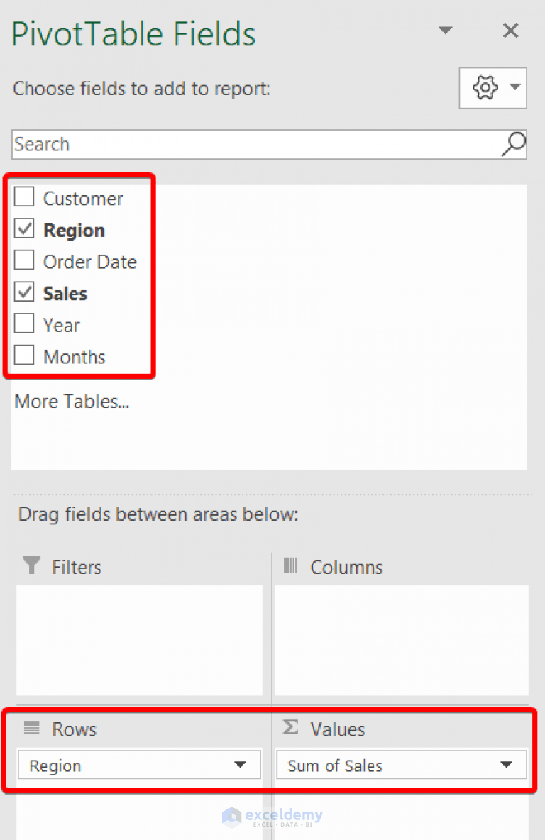 Excel Slicer for Multiple Pivot Tables (Connection and Usage) ExcelDemy
