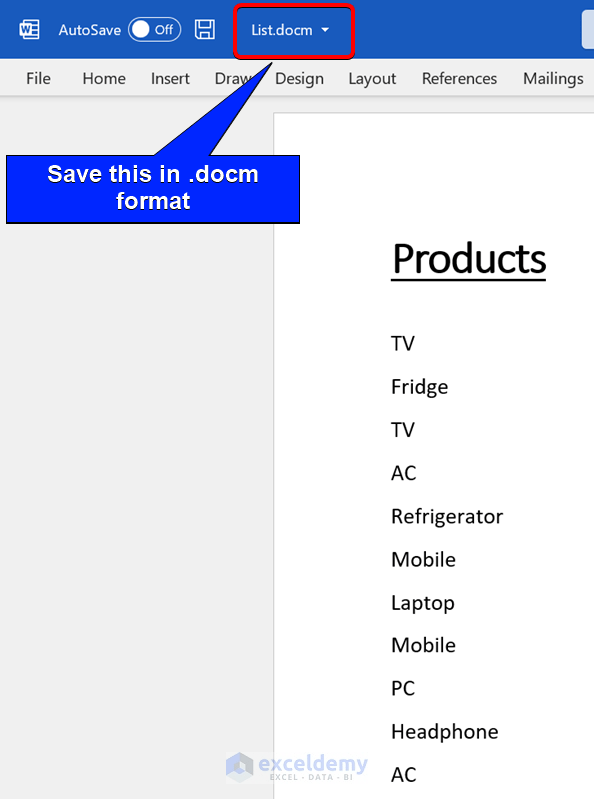 How to Open a Word Document and Replace Text with Excel VBA (6 Examples)
