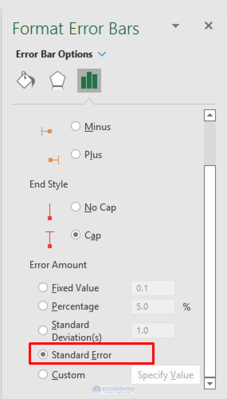 How to Add Horizontal Error Bars in Excel (With Easy Steps) ExcelDemy