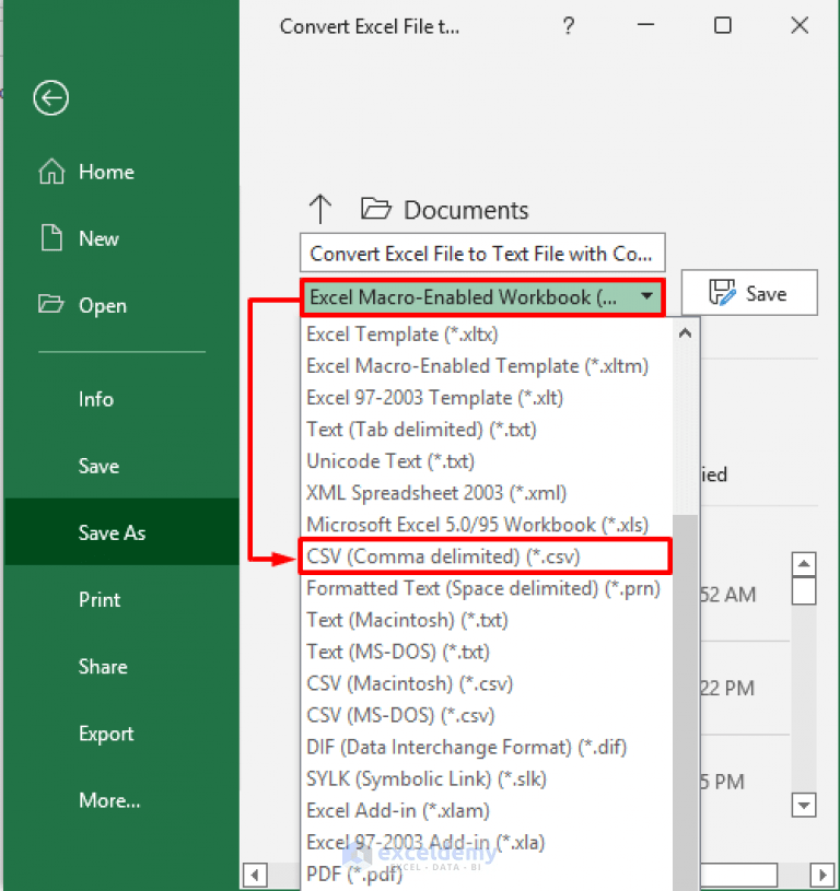How to Convert Excel File to Text File with Comma Delimited (3 Methods)