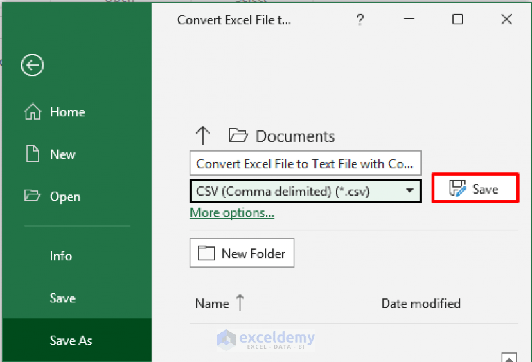How to Convert Excel File to Text File with Comma Delimited (3 Methods)