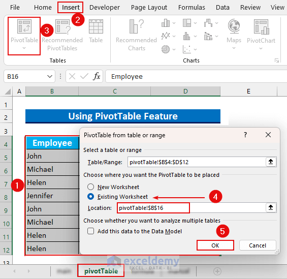 How to Create a Training Matrix in Excel (3 Easy Methods) ExcelDemy