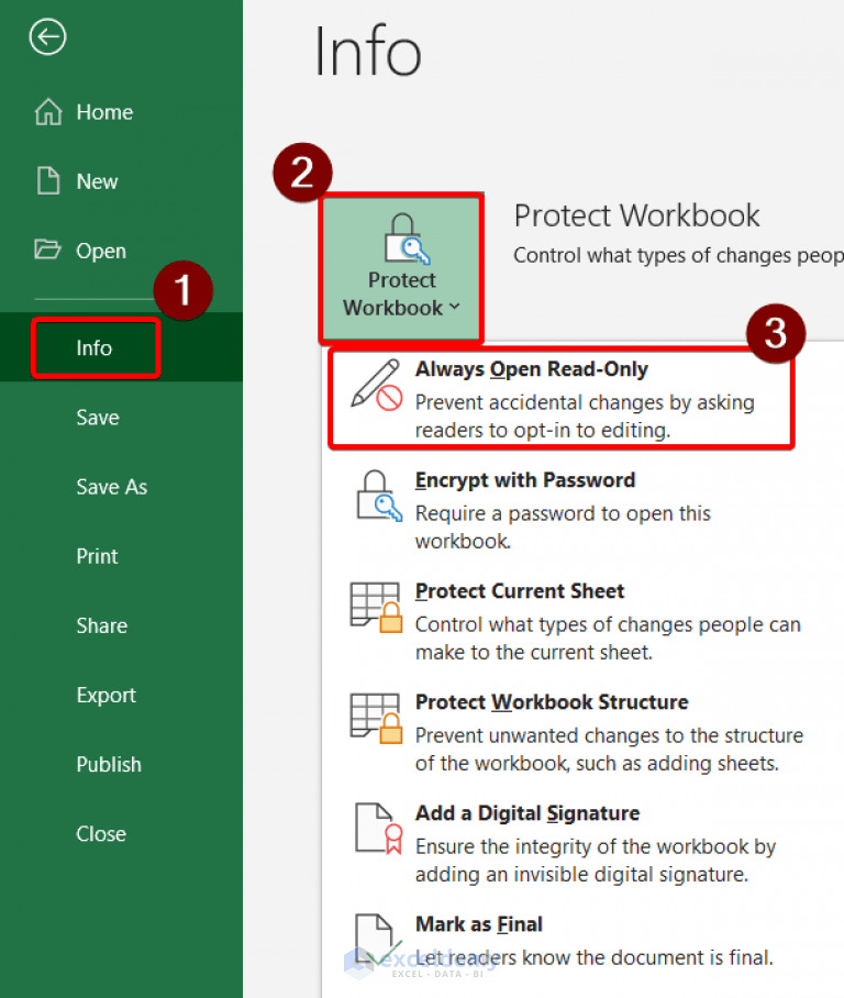 How to Protect Excel Workbook from Editing (5 Effective Methods)