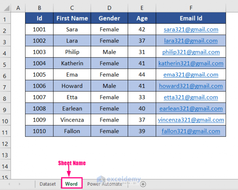 How to Send Bulk Email from Outlook Using Excel (3 Ways) ExcelDemy