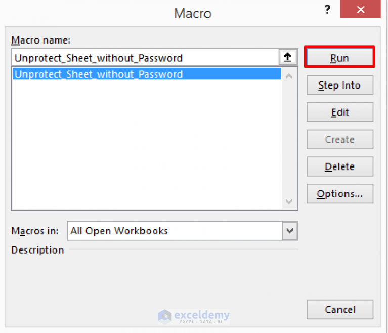 How to Unprotect Excel Sheet without Password (4 Easy Ways)
