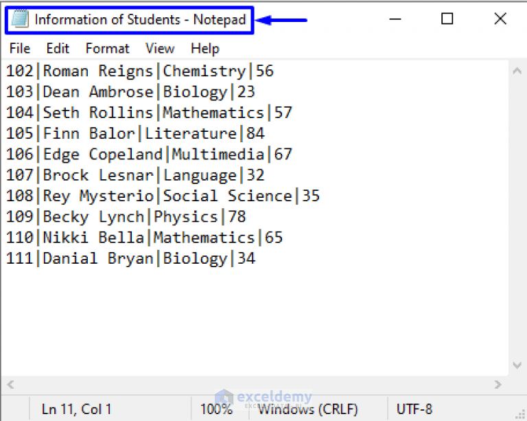 Macro to Convert Excel to Pipe Delimited Text File (3 Methods)