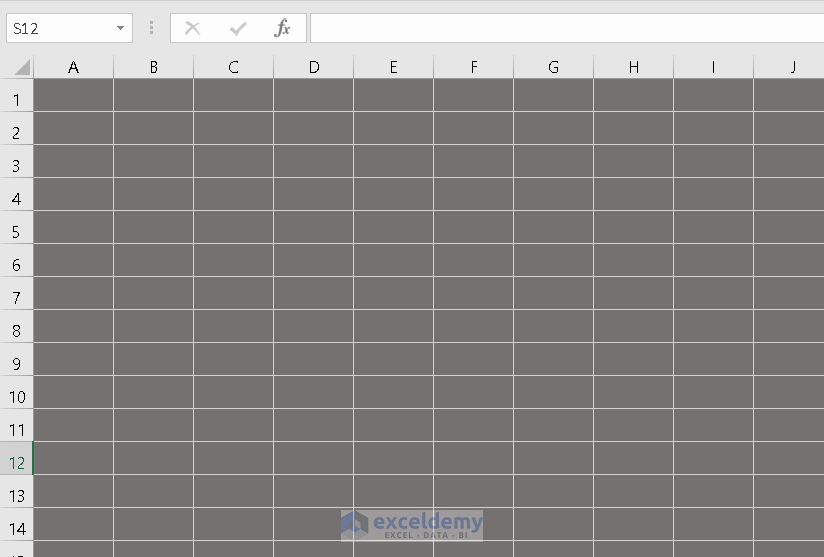 How to Change Background Color to Grey in Excel (Step by Step)