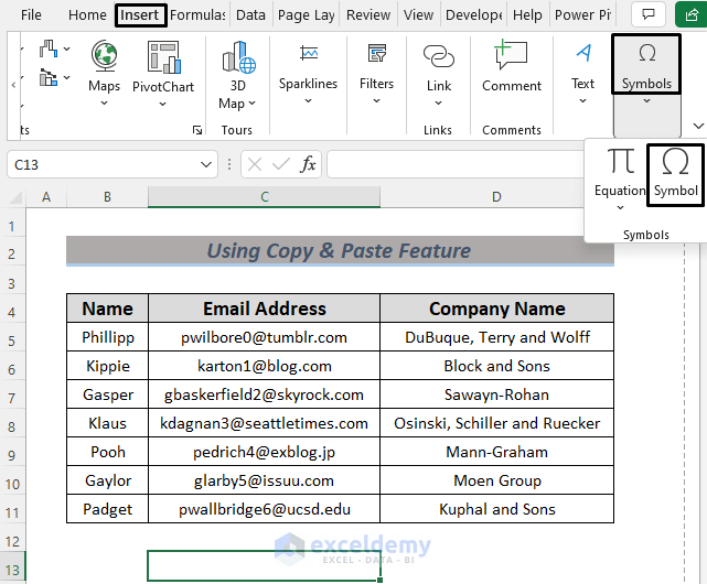 How To Insert Symbol In Excel Header Printable Templates
