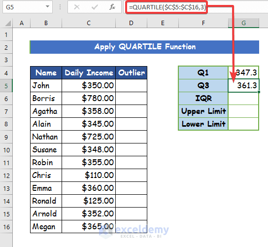 How to Calculate Outliers in Excel (5 Ways) ExcelDemy