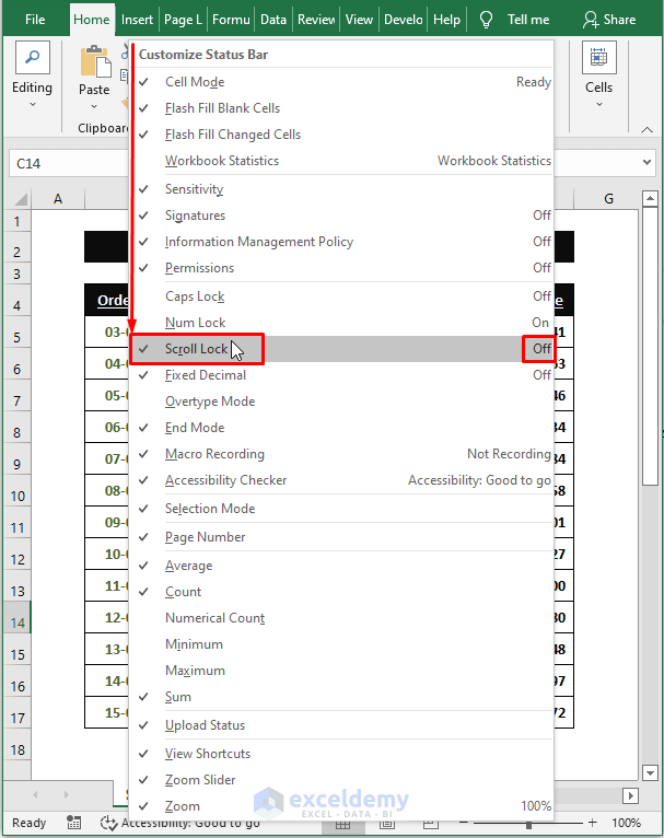 [Fixed] Cursor Keys Not Working in Excel (8 Possible Solutions)