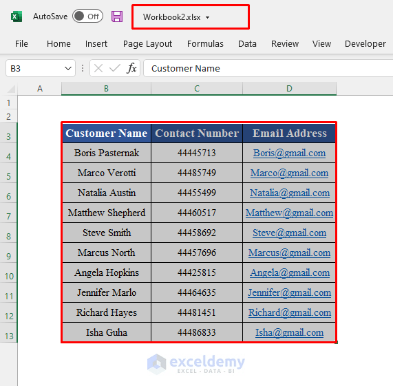An Overview to Copy a Range to Another Workbook Using Excel VBA 8