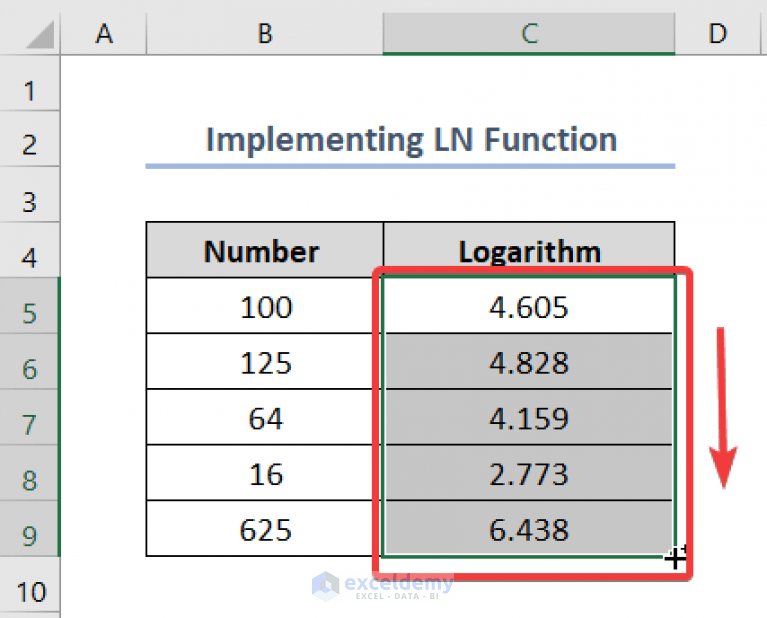 How to Calculate Log in Excel (6 Effective Methods) ExcelDemy
