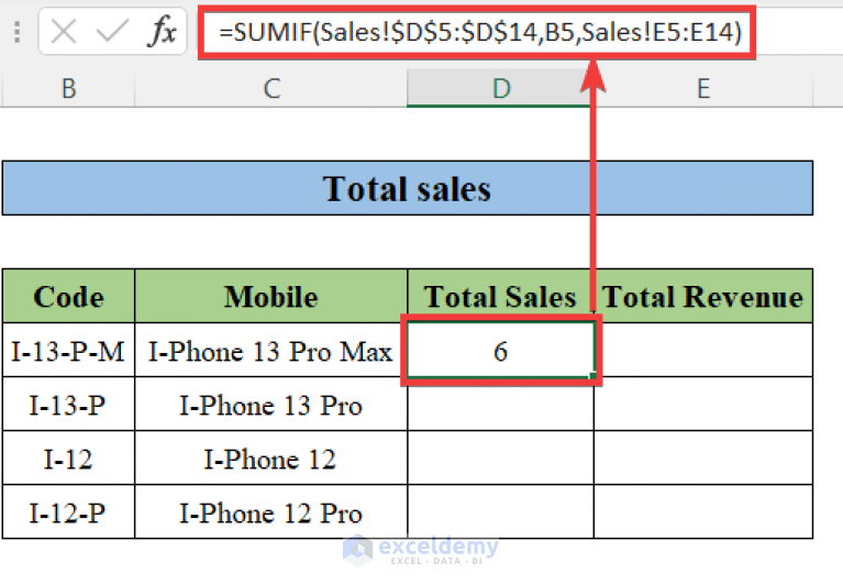 How to Calculate Total Sales in Excel (With Easy Steps) ExcelDemy