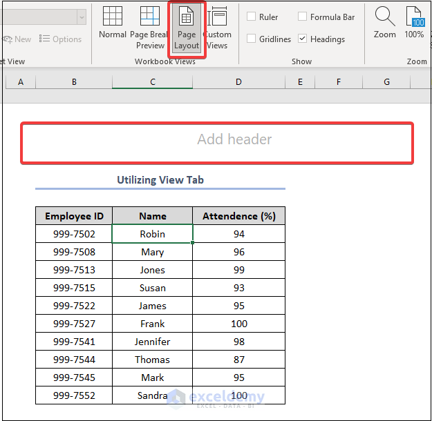 How to Edit Header in Excel (6 Easy Methods) ExcelDemy