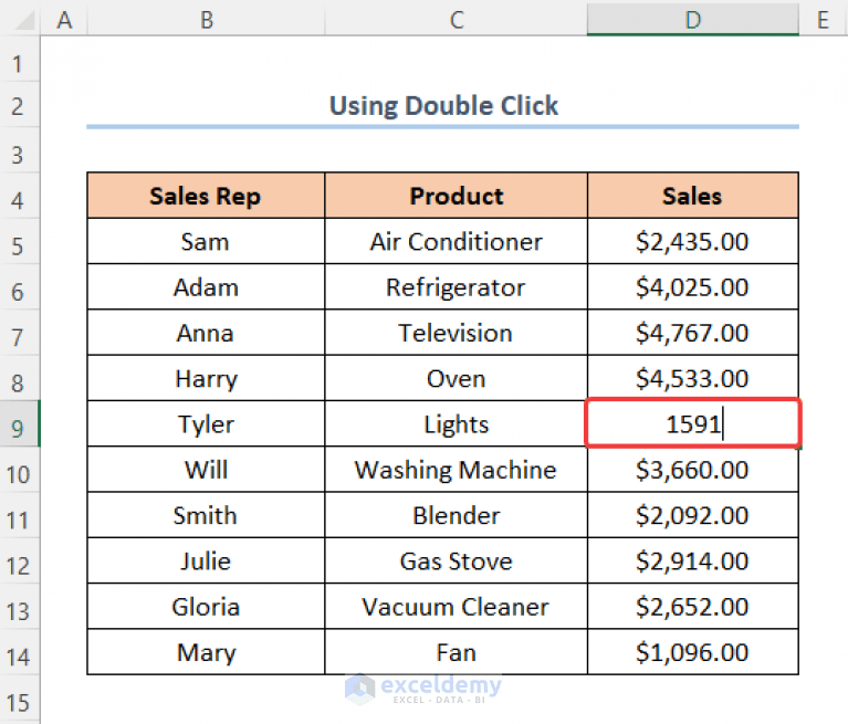 How to Edit a Cell in Excel (4 Easy Methods) ExcelDemy