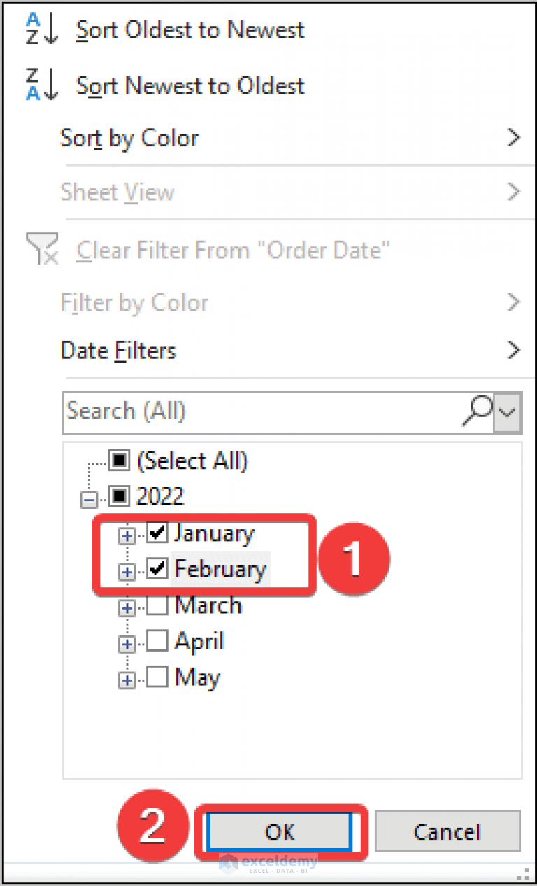 How to Group Dates by Filter in Excel (3 Easy Methods) ExcelDemy
