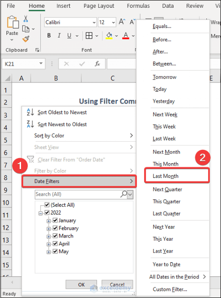 How to Group Dates by Filter in Excel (3 Easy Methods) ExcelDemy