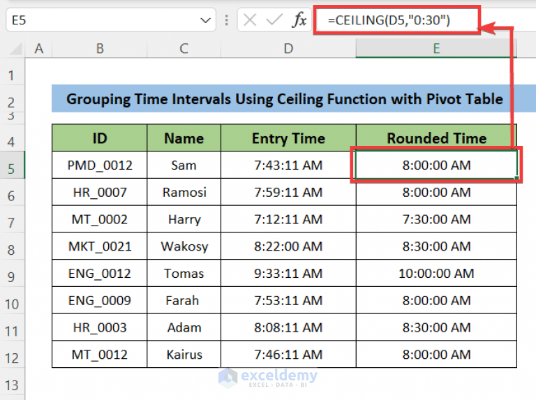 How to Group Time Intervals in Excel (3 Suitable Ways) ExcelDemy