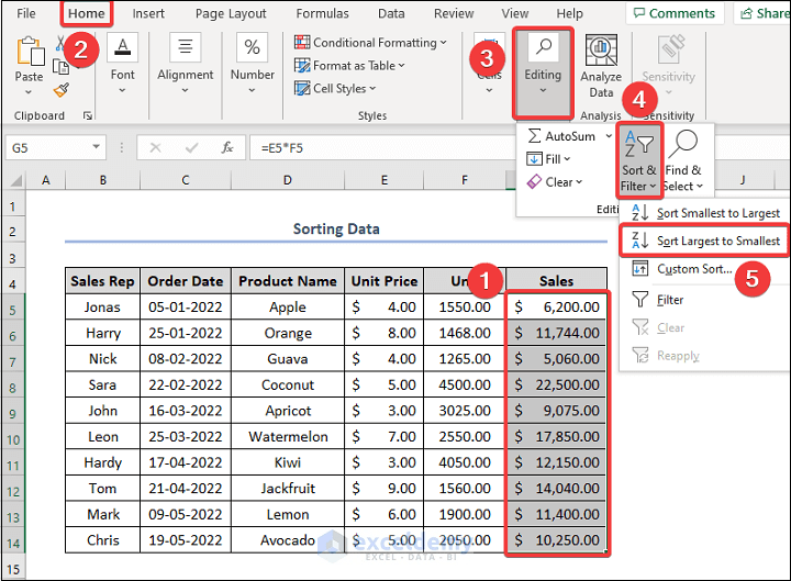 How to Organize Raw Data in Excel 6 Examples ExcelDemy