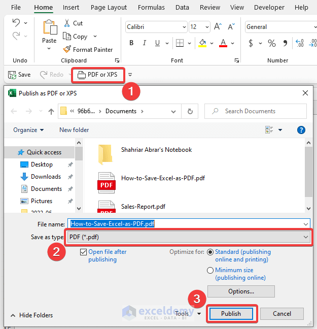 How to Save Excel as PDF (6 Useful Ways) ExcelDemy