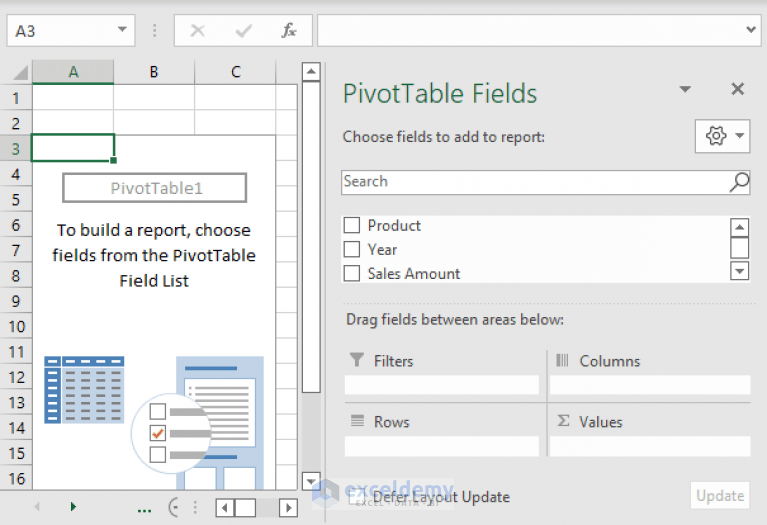 How to Calculate Variance Using Pivot Table in Excel (with Easy Steps)