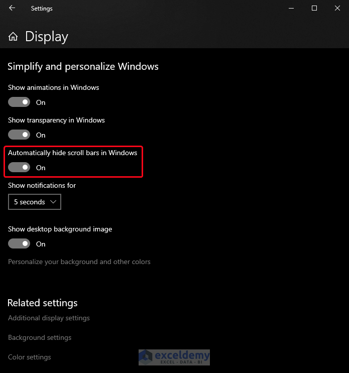 [Fixed!] Excel Horizontal Scroll Bar Not Working (8 Possible Solutions)