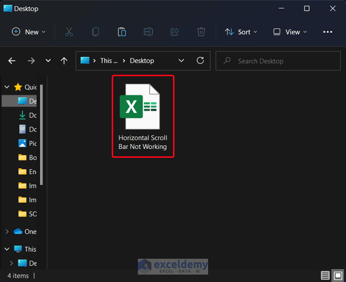 [Fixed!] Excel Horizontal Scroll Bar Not Working (8 Possible Solutions)
