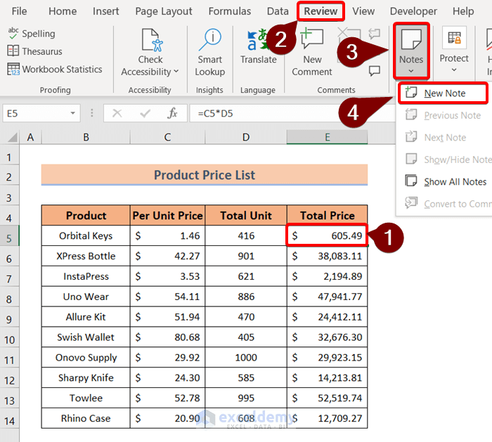How to Add Notes in Excel (The Ultimate Guide) ExcelDemy