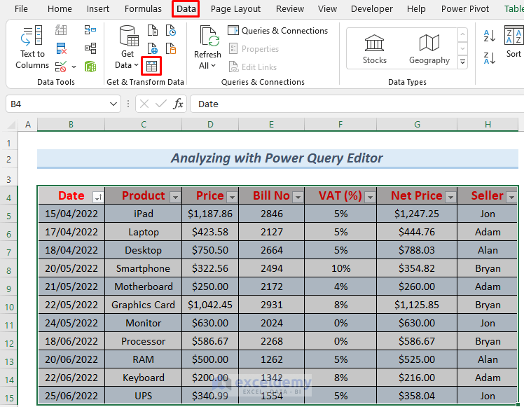 How to Analyze Large Data Sets in Excel (6 Methods)