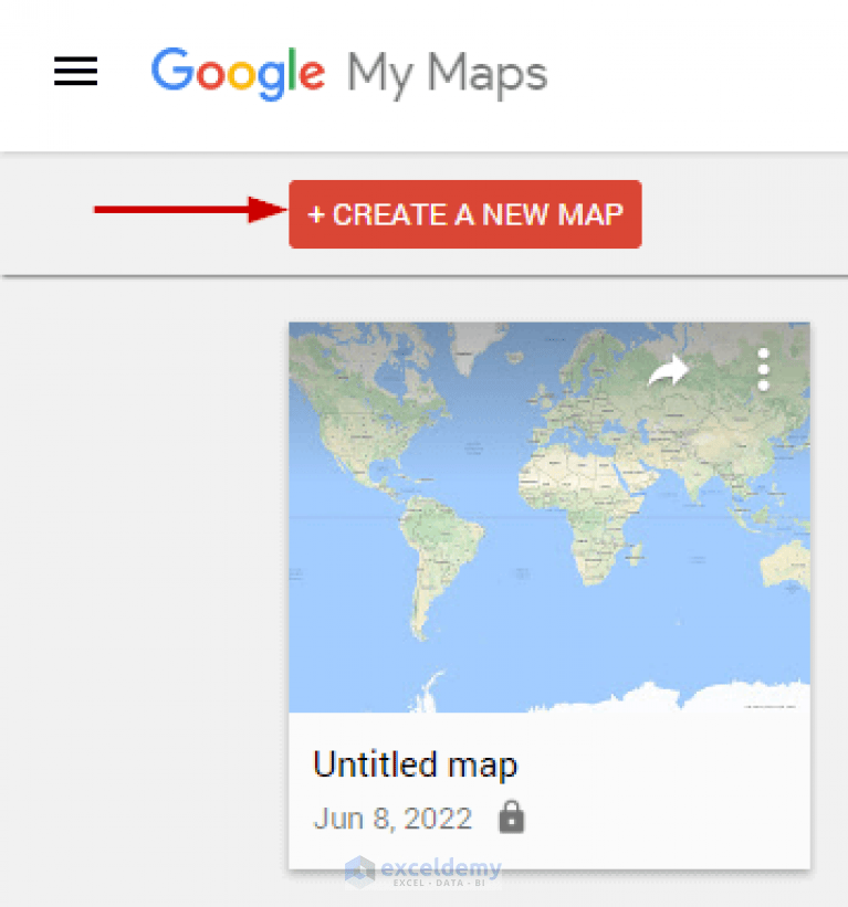 How to Create a Google Map with Excel Data (With Easy Steps)