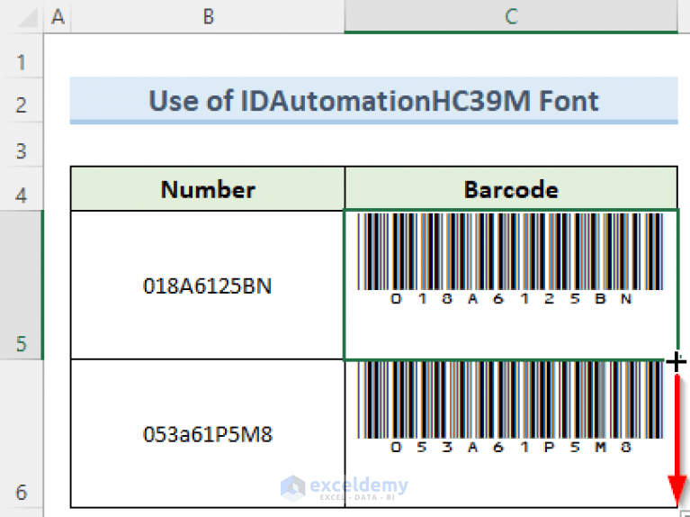 How to Create Barcode in Excel (3 Easy Methods) ExcelDemy