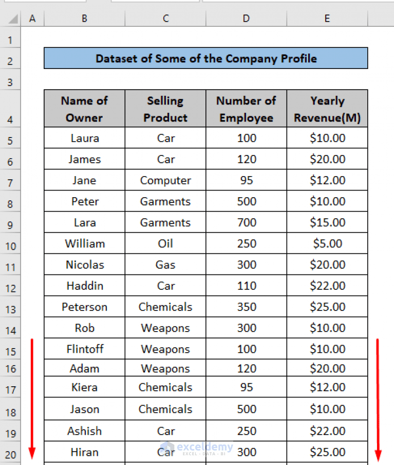 How to Insert Scroll Bar in Excel (2 Suitable Methods)