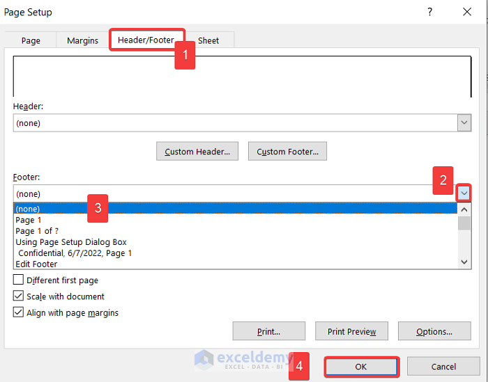 How to Edit Footer in Excel (3 Quick Methods) ExcelDemy