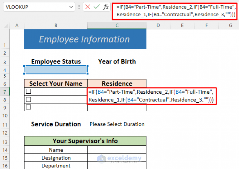 How to Make a Fillable Form in Excel (5 Suitable Examples)