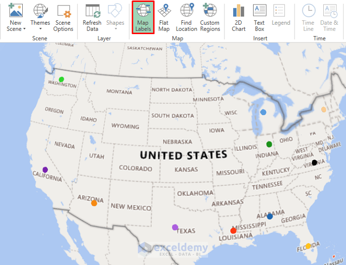 How to Plot Points on a Map in Excel 2 Effective Methods ExcelDemy