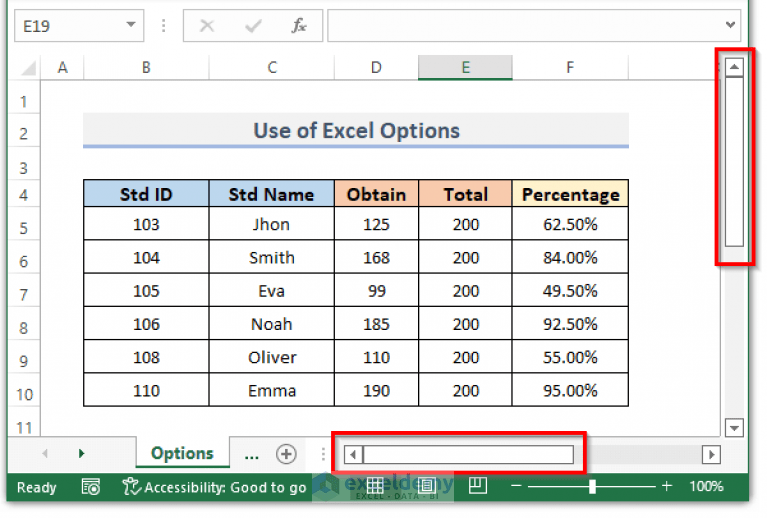 Why Is My Scroll Bar Tiny In Excel