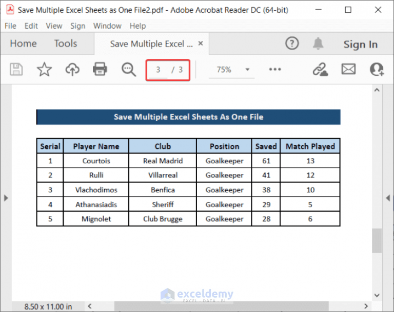 How to Save Multiple Excel Sheets as One File (5 Easy Methods)