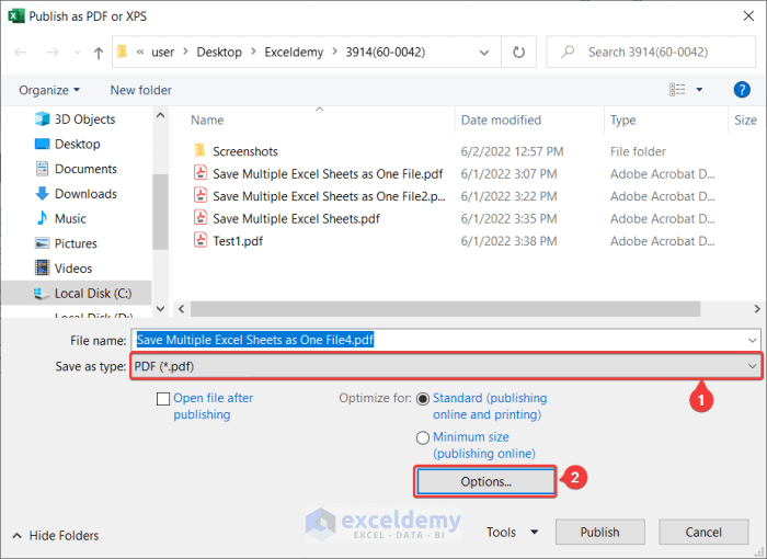 How to Save Multiple Excel Sheets as One File (5 Easy Methods)