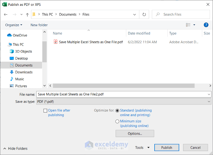 How to Save Multiple Excel Sheets as One File (5 Easy Methods)