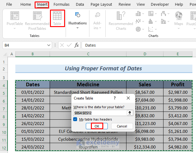Excel Pivot Table Not Grouping Dates by Month (4 Solutions)