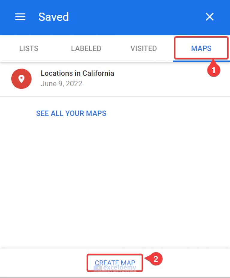 How to Plot Addresses on Google Map from Excel (2 Suitable Examples)