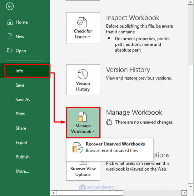 How to See Where Excel Autosave Files Are Stored (5 Easy Ways)