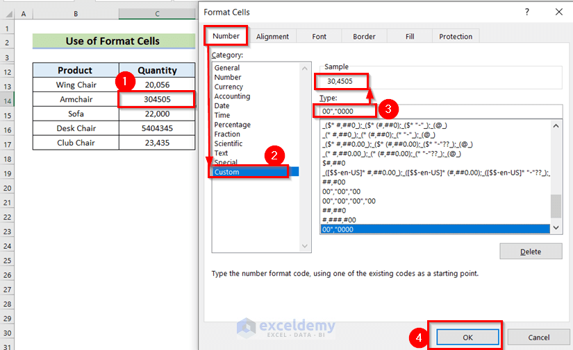 How to Put Comma After 2 Digits in Excel (9 Quick Methods)